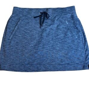 Athleta Skort Gray hidden zippers Women’s Size S